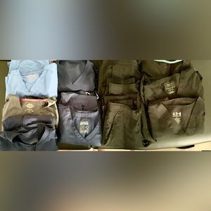Lot of scrubs!  Various brands, colors, and size. All decent condition